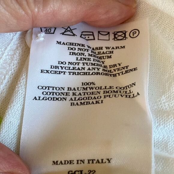 Burberry Golf Polo Shirt with White Shadow Check Pattern Tipped in Lime Green. - Picture 9 of 10